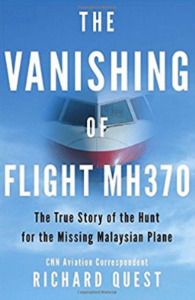 book cover - Richard Quest - The Vanishing of Flight MH370