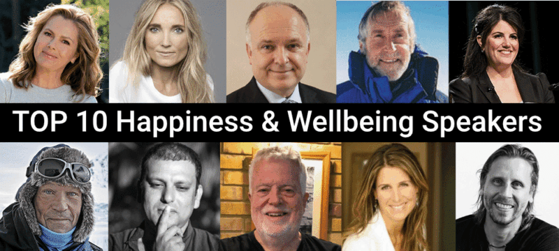 Top 10 Happiness Wellbeing keynote speakers