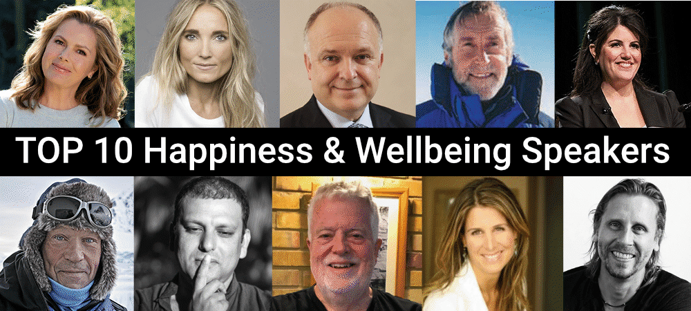 Top 10 Happiness Wellbeing keynote speakers